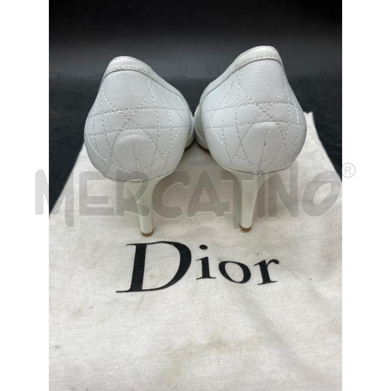 DECOLLETE CHRISTIAN DIOR BIA TRAPUNTATA FIBBIETTA | Mercatino dell'Usato Roma eur 4