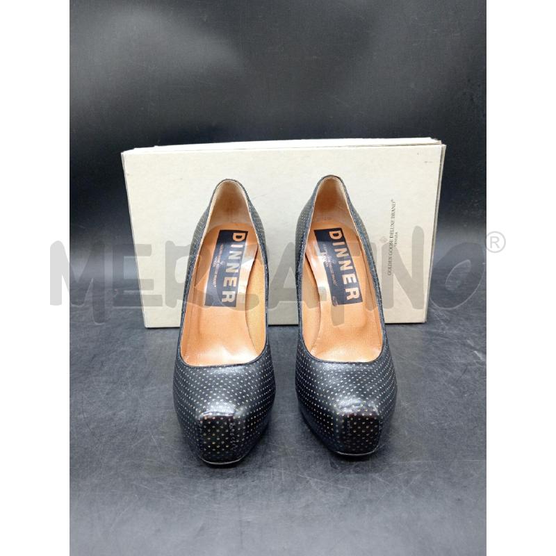 DECOLLETE GOLDEN GOOSE SCATO NERO PELLE TRAFORATO | Mercatino dell'Usato Roma eur 2