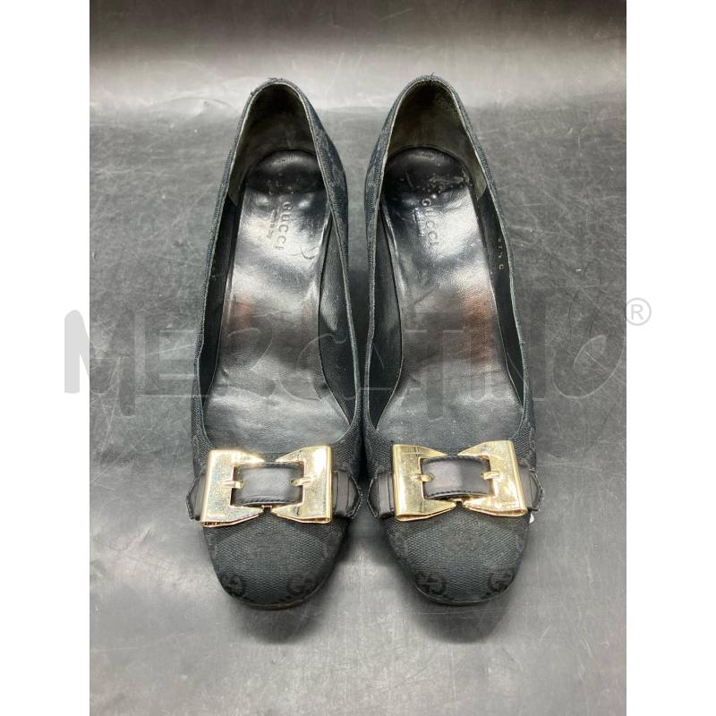 DECOLLETE GUCCI MONOGRAM NE FIBBIA | Mercatino dell'Usato Roma eur 2