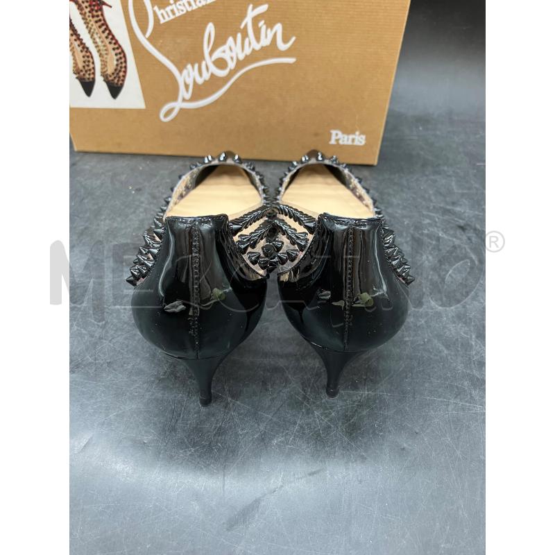 DECOLLETE LOUBOUTIN SCATO TRASP BORCHIE  | Mercatino dell'Usato Roma eur 4