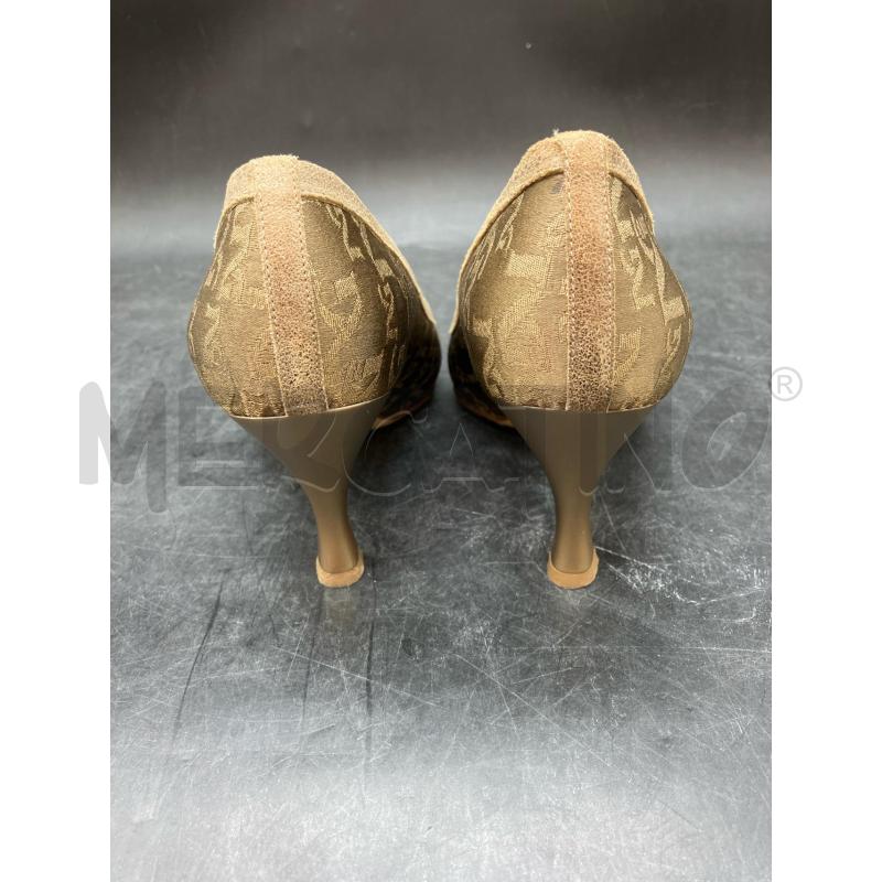 DECOLLETE NERO GIARDINI MARR MONOGRAM PUNTA | Mercatino dell'Usato Roma eur 4