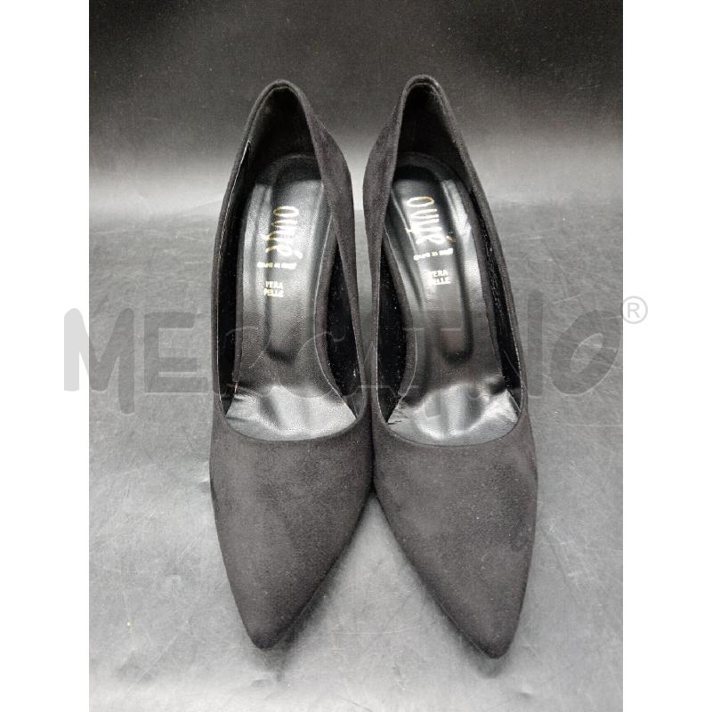 DECOLLETE OVYE NERO VERA PELLE | Mercatino dell'Usato Roma eur 2
