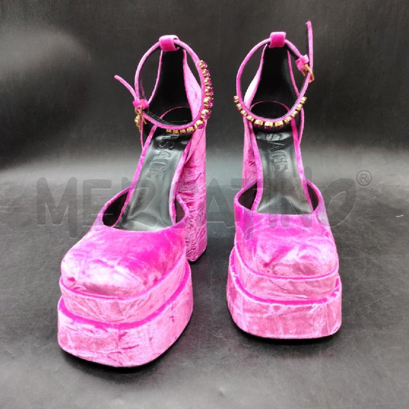 DECOLLETE VERSACE AEVITAS RS VELLUTO PLATEAU | Mercatino dell'Usato Roma eur 1