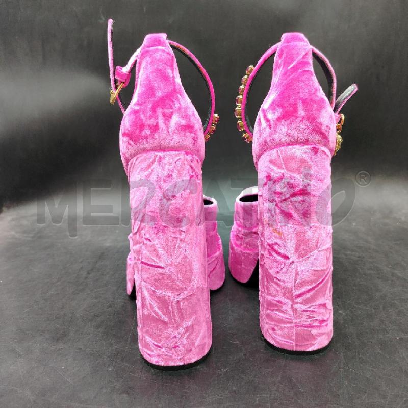 DECOLLETE VERSACE AEVITAS RS VELLUTO PLATEAU | Mercatino dell'Usato Roma eur 3