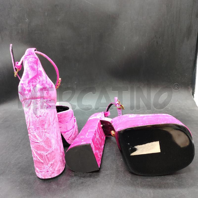 DECOLLETE VERSACE AEVITAS RS VELLUTO PLATEAU | Mercatino dell'Usato Roma eur 5