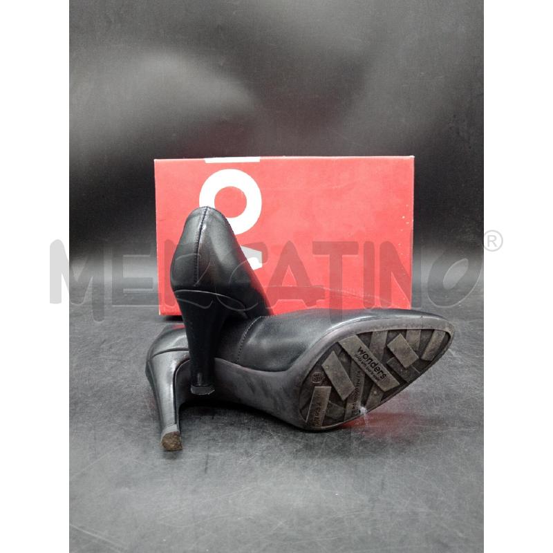 DECOLLETE WONDERS SCATO NERE PELLE | Mercatino dell'Usato Roma eur 4