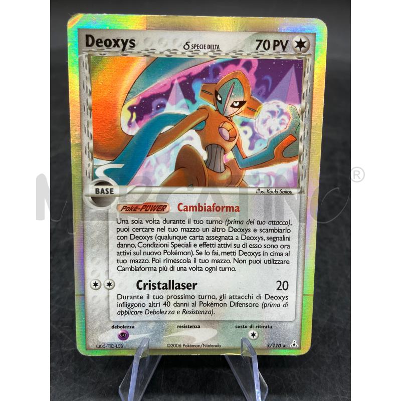 DEOXYS SPECIE DELTA 5/110  | Mercatino dell'Usato Roma eur 1