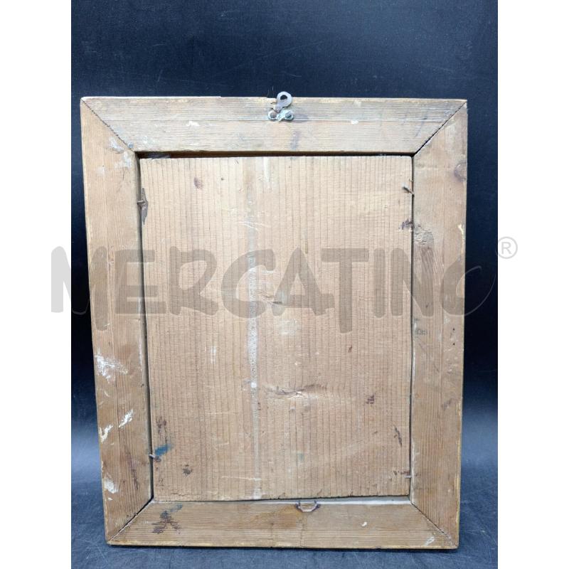 DIPINTO RITRATTO FEMMINILE SU TAVOLA  | Mercatino dell'Usato Roma eur 4