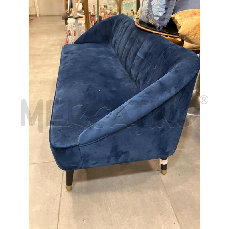 DIVANO 3P BLU SCURO | Mercatino dell'Usato Roma eur 2
