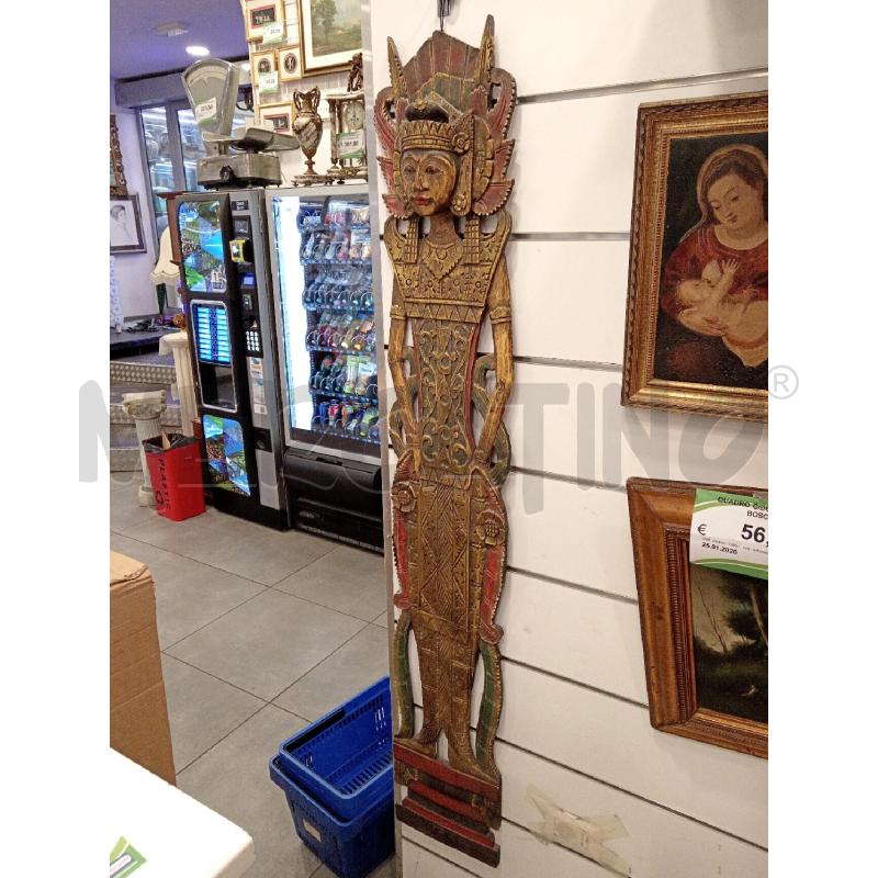 DIVINITÀ THAILANDESE LEGNO  | Mercatino dell'Usato Roma eur 1