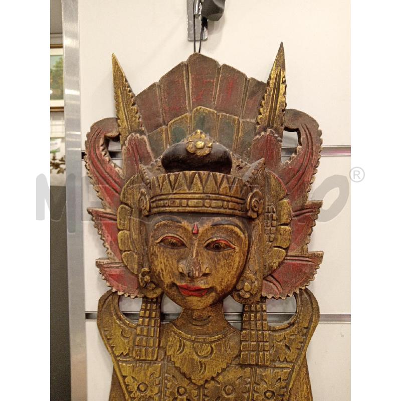 DIVINITÀ THAILANDESE LEGNO  | Mercatino dell'Usato Roma eur 2