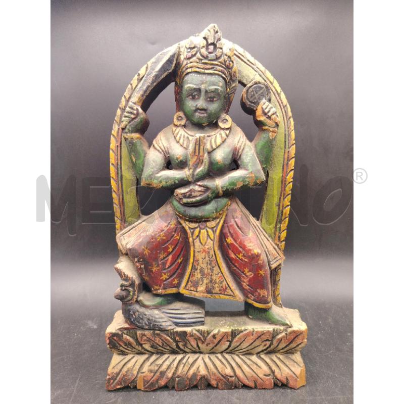 DIVINITA THAILANDESE LEGNO  | Mercatino dell'Usato Roma eur 1