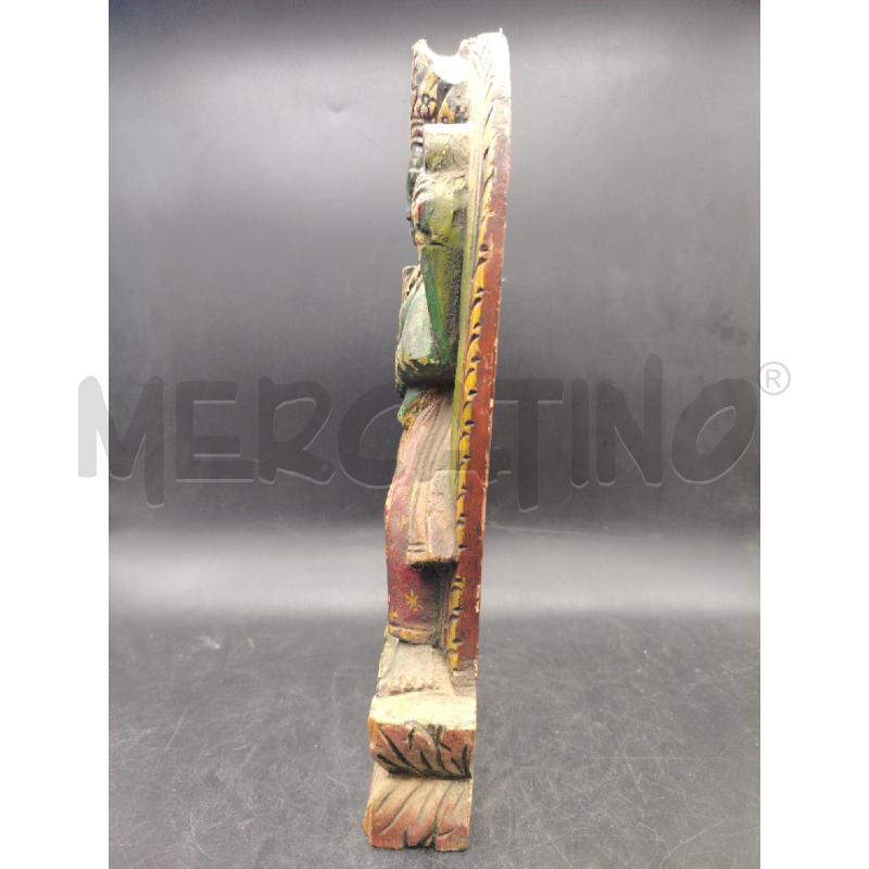 DIVINITA THAILANDESE LEGNO  | Mercatino dell'Usato Roma eur 3