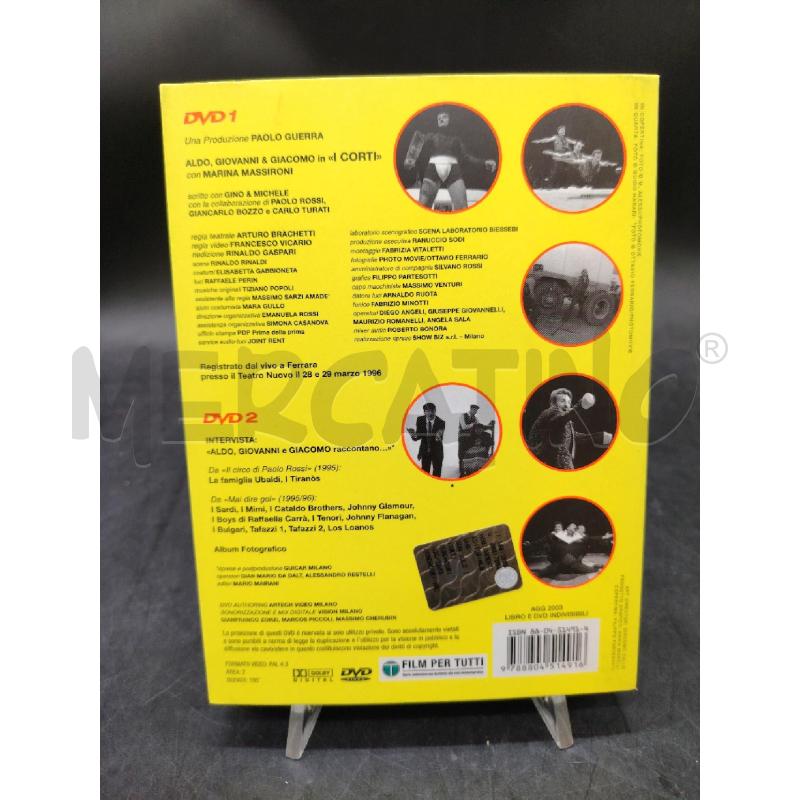 DVD ALDO,GIOVANNI & GIACOMO CORTI+1ORA | Mercatino dell'Usato Roma eur 2