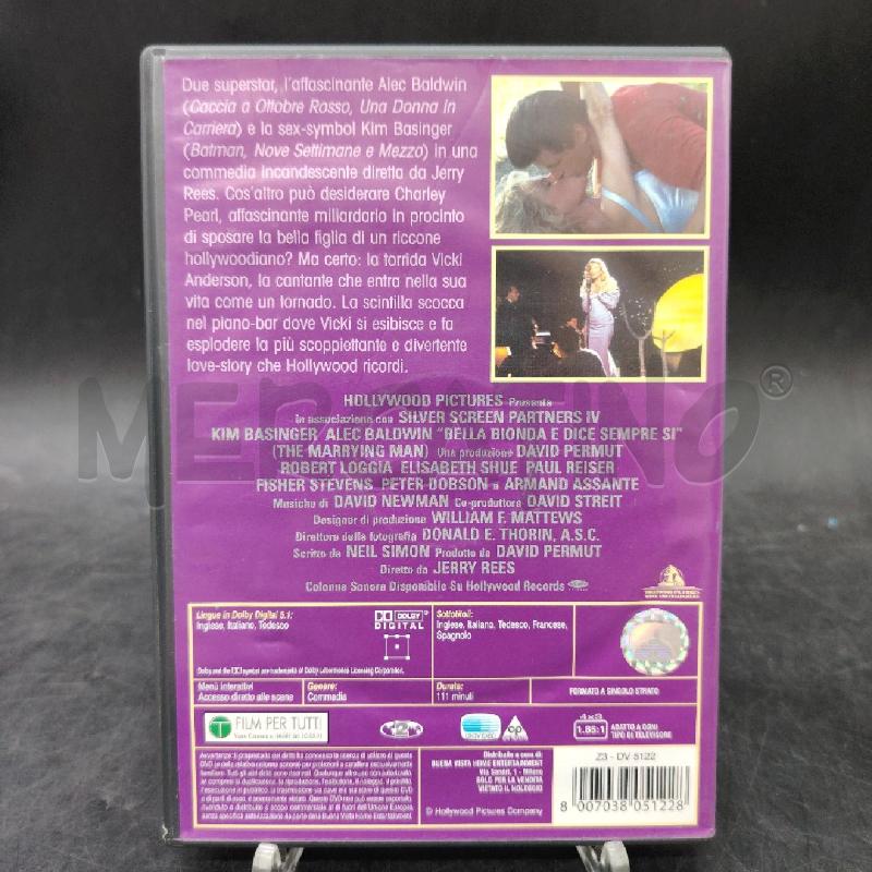 DVD BELLA BIONDA E DICE SEMPRE SI | Mercatino dell'Usato Roma eur 2