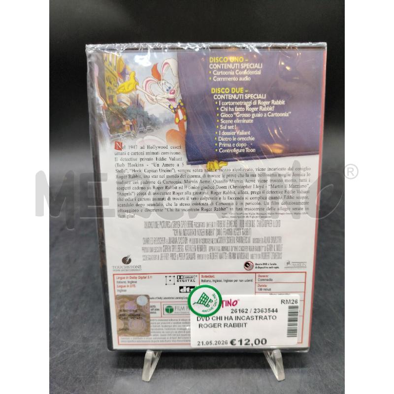 DVD CHI HA INCASTRATO ROGER RABBIT | Mercatino dell'Usato Roma eur 2