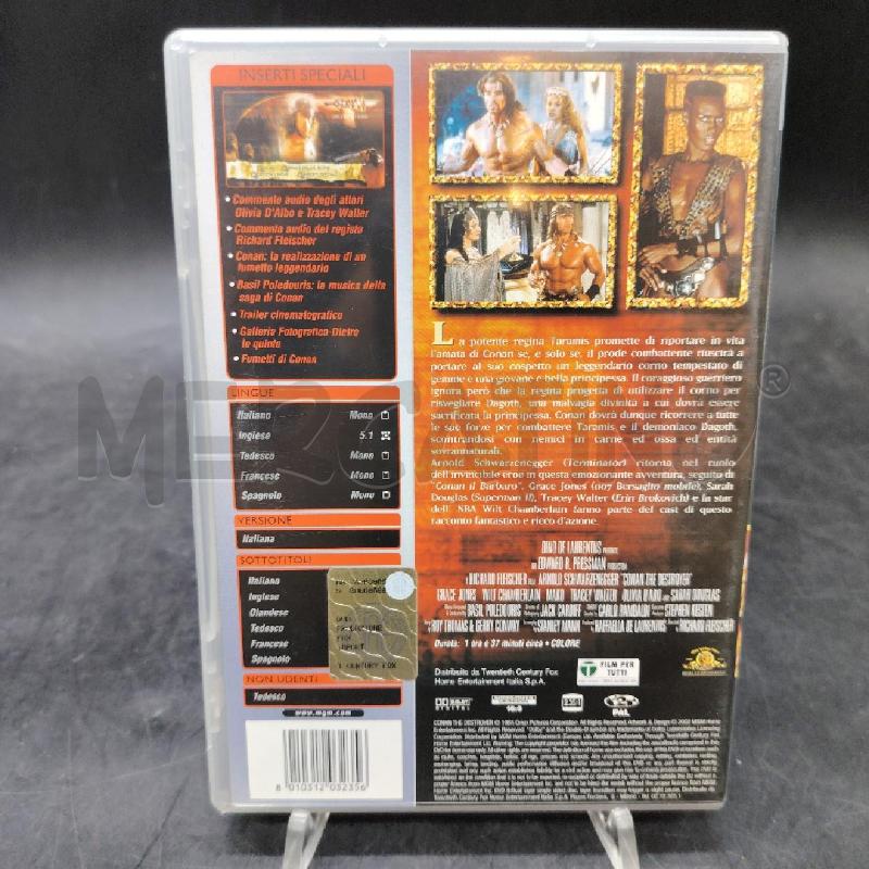 DVD CONAN IL DISTRUTTORE | Mercatino dell'Usato Roma eur 2