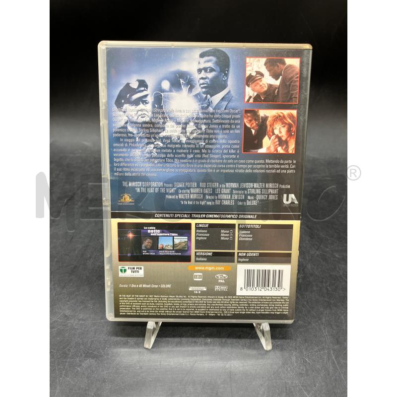 DVD LA CALDA DELL'OSPETTORE TIBBS | Mercatino dell'Usato Roma eur 2