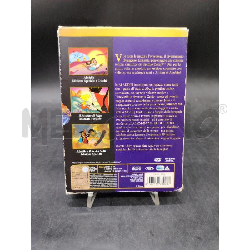 DVD LA TRILOGIA DI ALADDIN | Mercatino dell'Usato Roma eur 2