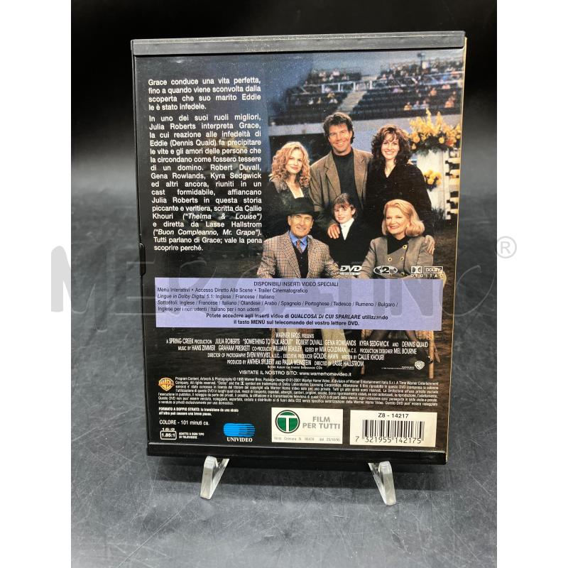DVD QUALCOSA DI CUI SPARLARE | Mercatino dell'Usato Roma eur 2
