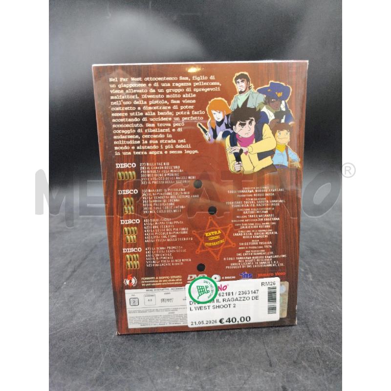 DVD SAM IL RAGAZZO DEL WEST SHOOT 2 | Mercatino dell'Usato Roma eur 2