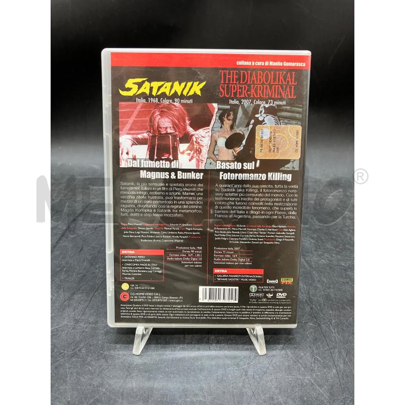 DVD SATANIK THE DIABOLIKAL SUPER KRIMINAL | Mercatino dell'Usato Roma eur 2