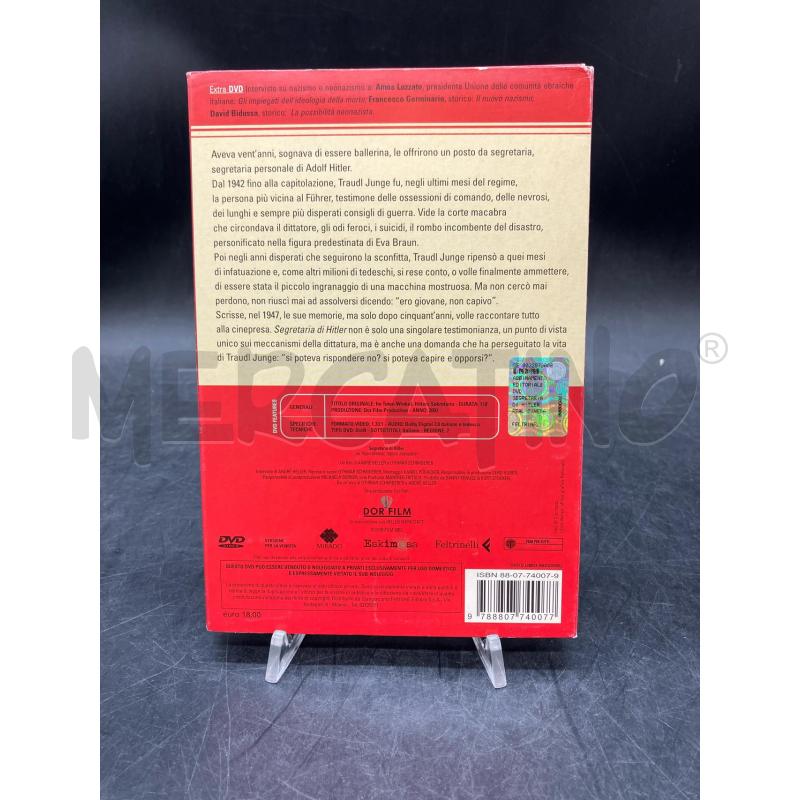 DVD SEGRETARIA DI HITLER | Mercatino dell'Usato Roma eur 2