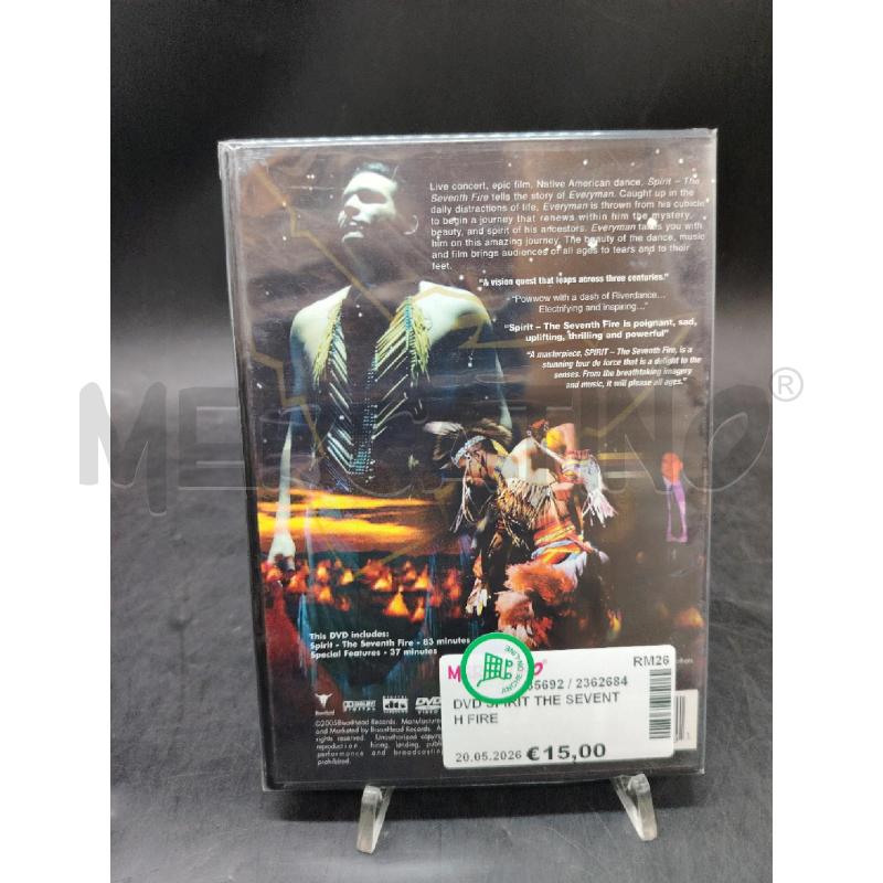DVD SPIRIT THE SEVENTH FIRE | Mercatino dell'Usato Roma eur 2