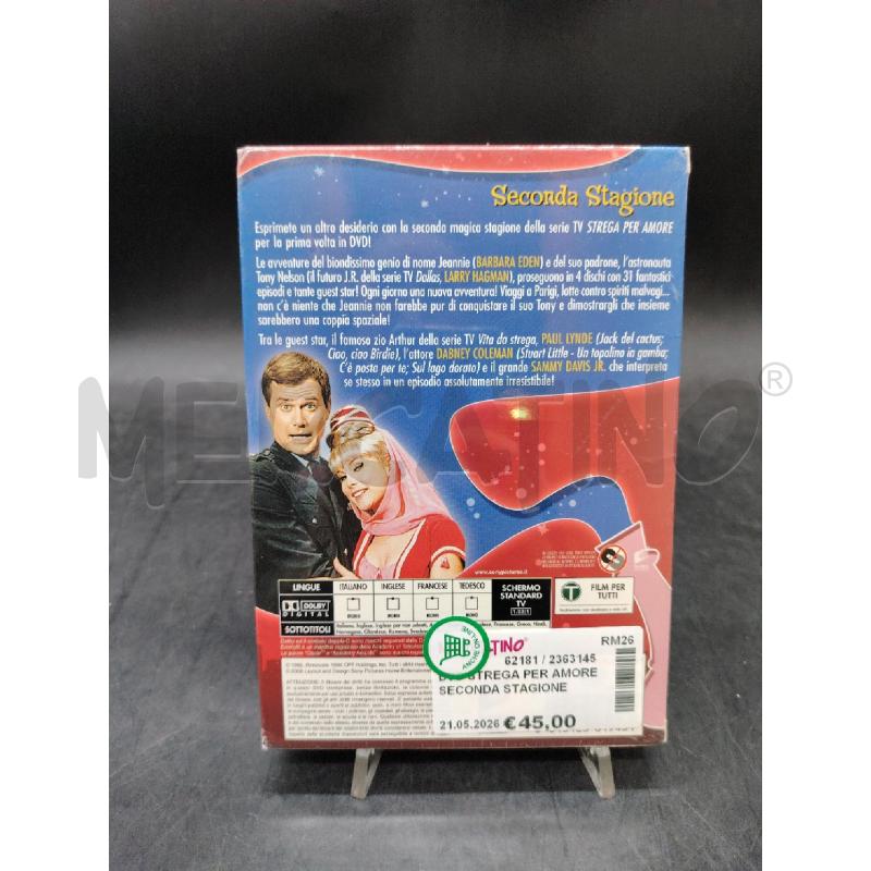 DVD STREGA PER AMORE SECONDA STAGIONE | Mercatino dell'Usato Roma eur 2