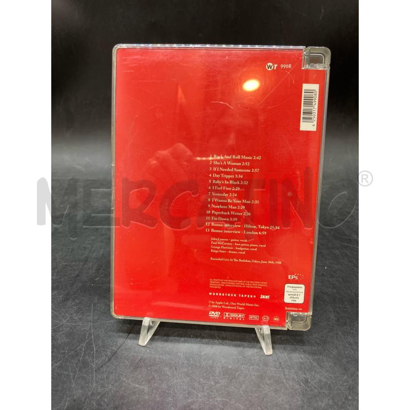 DVD THE BEATLES LIVE AT BUDOKAN | Mercatino dell'Usato Roma eur 2