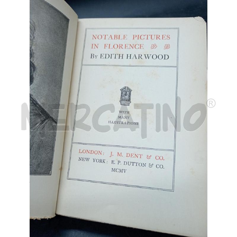 EDITH HARTWOOD NOTABLE PICTURES IN FLORENCE  | Mercatino dell'Usato Roma eur 4
