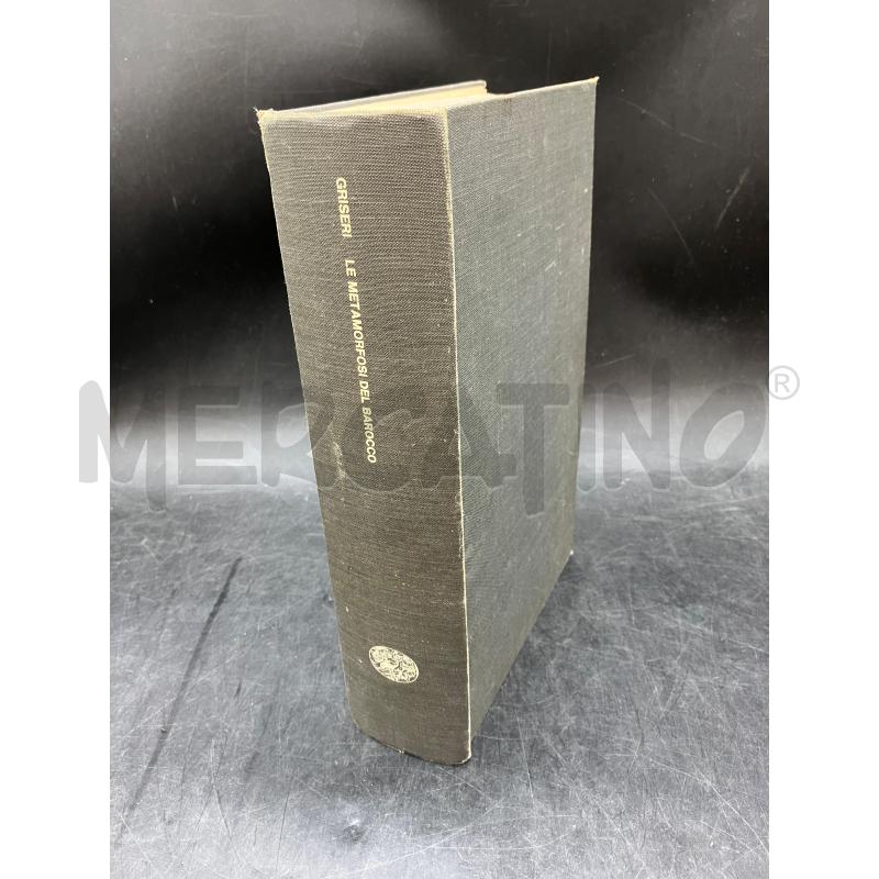 EINAUDI GRISERI LE METAMORFOSI DEL BAROCCO | Mercatino dell'Usato Roma eur 1