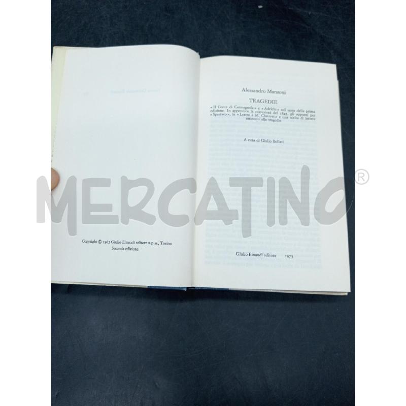 EINAUDI MANZONI TRAGEDIE | Mercatino dell'Usato Roma eur 3