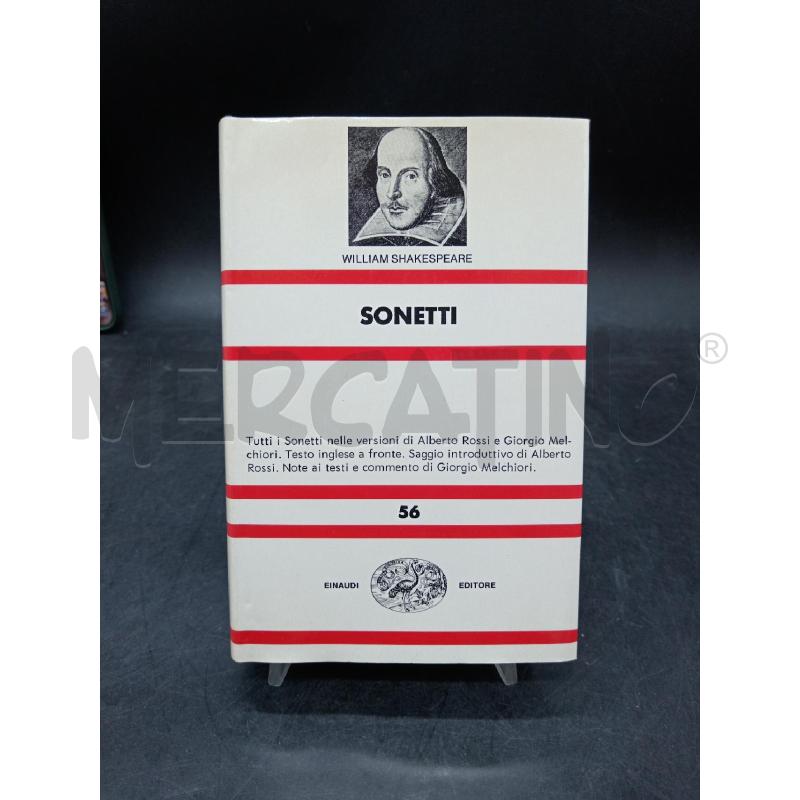 EINAUDI NUE SHAKESPEARE SONETTI | Mercatino dell'Usato Roma eur 1