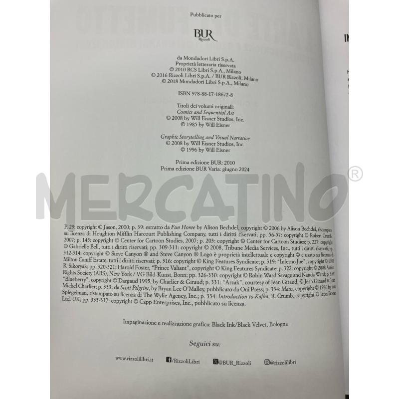 EISNER - L'ARTE DEL FUMETTO | Mercatino dell'Usato Roma eur 3