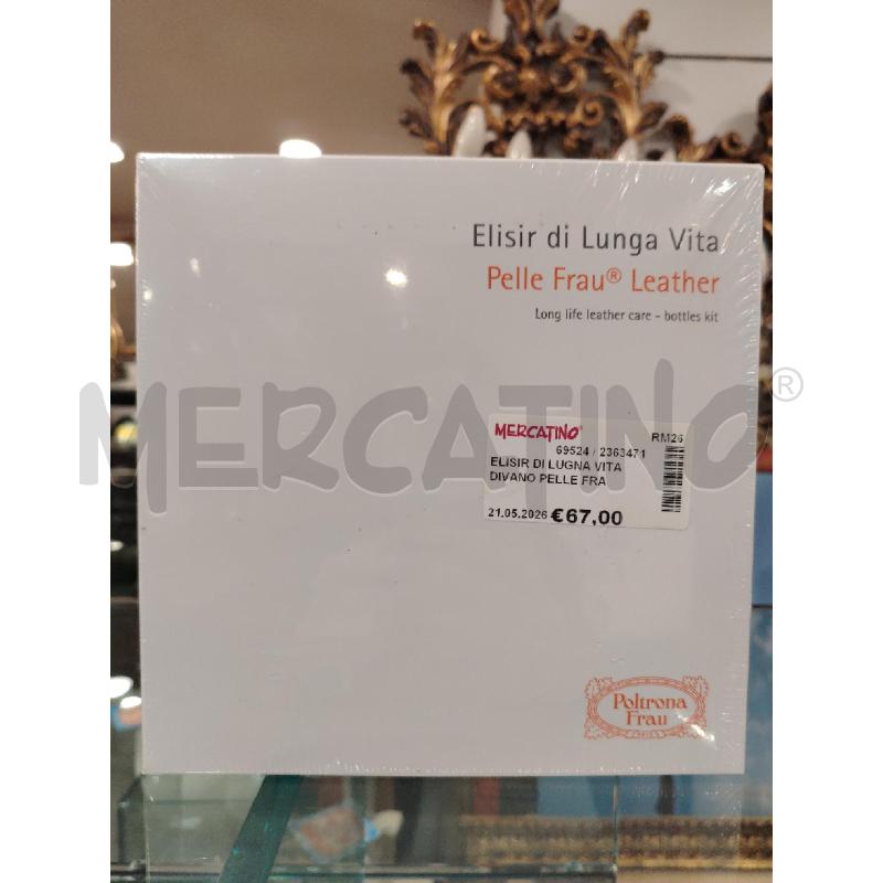 ELISIR DI LUGNA VITA DIVANO PELLE FRAU  | Mercatino dell'Usato Roma eur 1