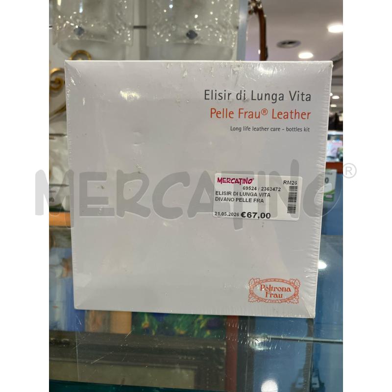 ELISIR DI LUNGA VITA DIVANO PELLE FRAU | Mercatino dell'Usato Roma eur 1