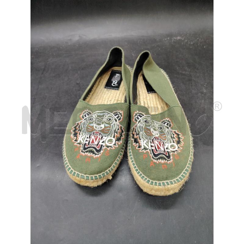 ESPADRILLAS D KENZO VERDE  | Mercatino dell'Usato Roma eur 1