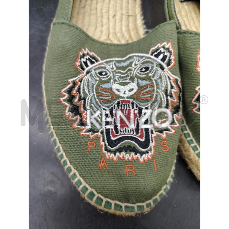 ESPADRILLAS D KENZO VERDE  | Mercatino dell'Usato Roma eur 3