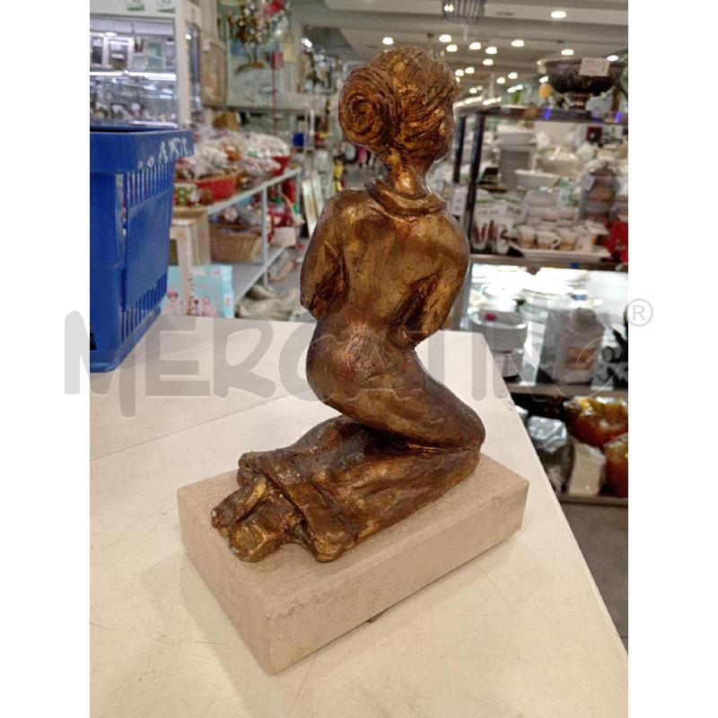 FANCIULLA DOR BASE MARMO  | Mercatino dell'Usato Roma eur 3