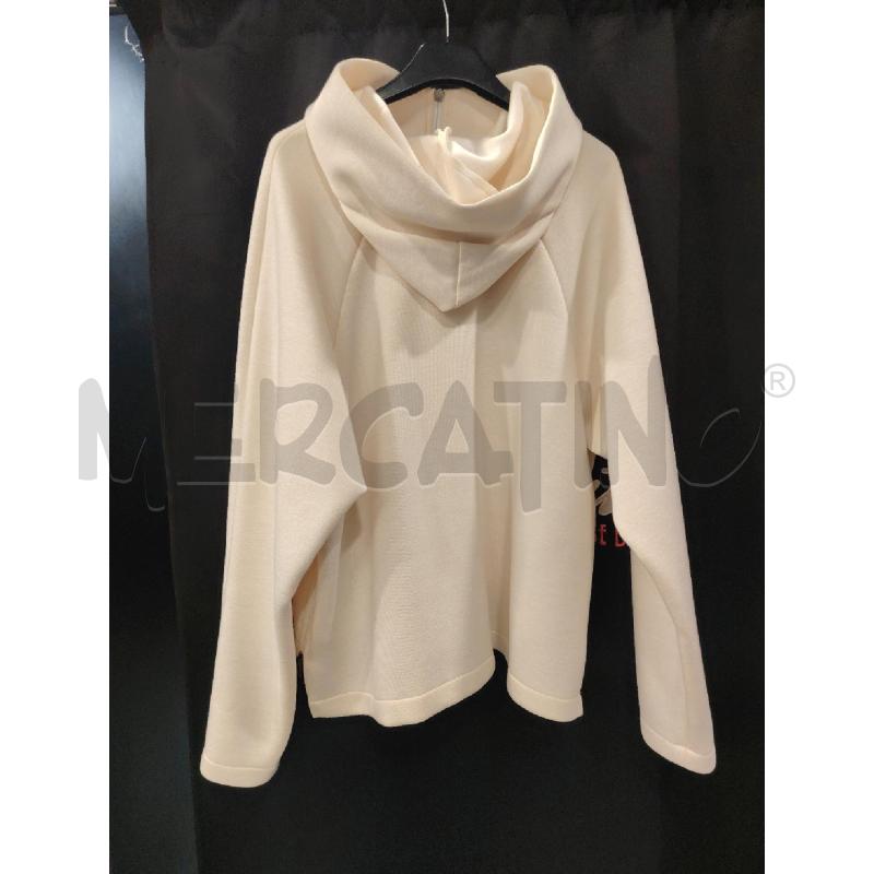 FELPA D BABEL BIA FIAMMAT  CAPPUCC ZIP  | Mercatino dell'Usato Roma eur 3