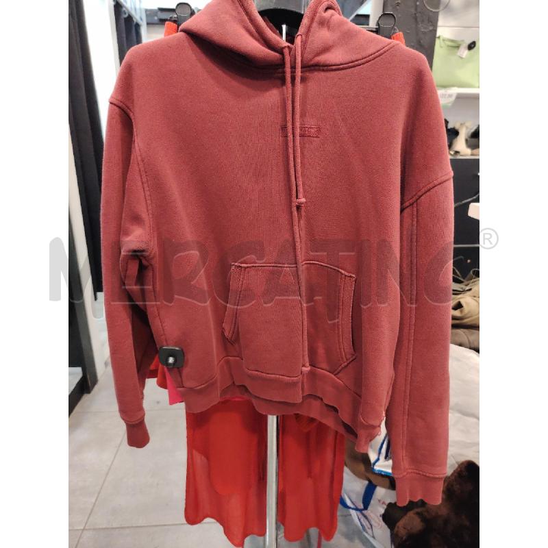 FELPA D LEVIS BORDEAUX SCRITTA CAPPUCCIO | Mercatino dell'Usato Roma eur 1