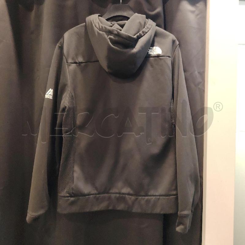 FELPA U  THE NORTH FACE NERA CAPPUCC LATI PUNTINI  | Mercatino dell'Usato Roma eur 3