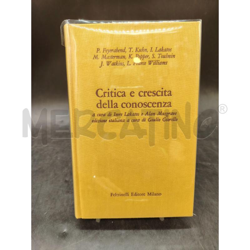 FELTRINELLI CRITICA E CRESCITA DELLA CONOSCENZA | Mercatino dell'Usato Roma eur 1