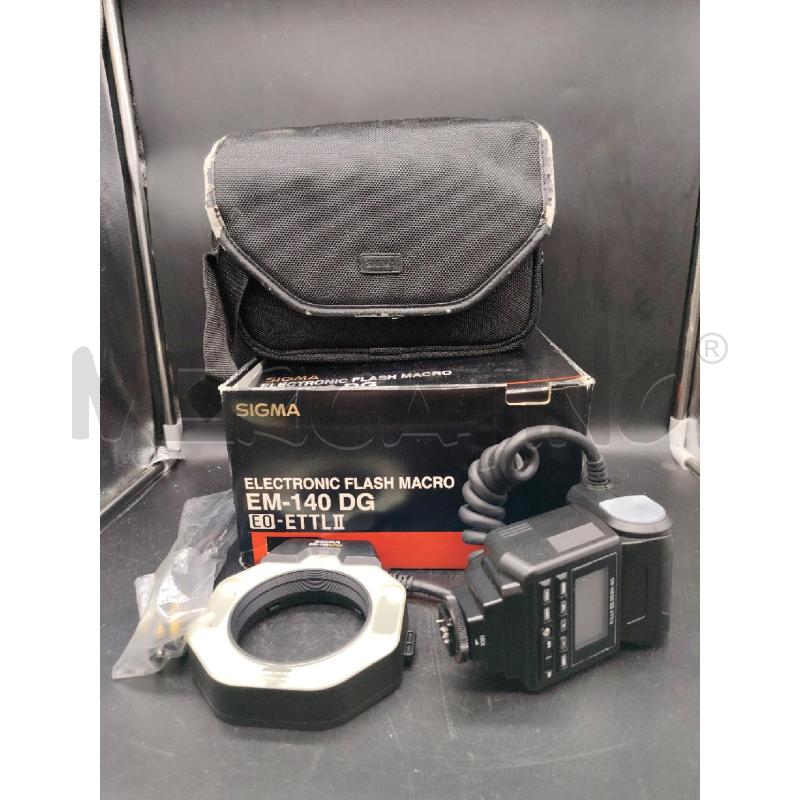 FLASH SIGMA MACRO EM-140 DG PER CANON | Mercatino dell'Usato Roma eur 1