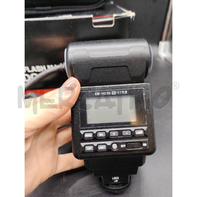 FLASH SIGMA MACRO EM-140 DG PER CANON | Mercatino dell'Usato Roma eur 2