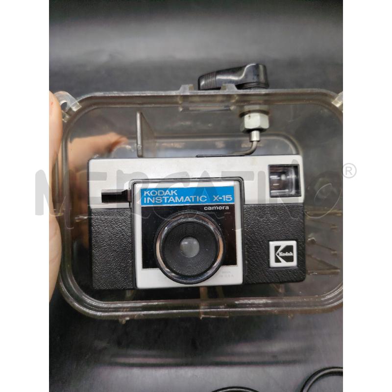 FOTOCAMERA KODAK INSTAMATIC X-15 + CASE SUB | Mercatino dell'Usato Roma eur 2