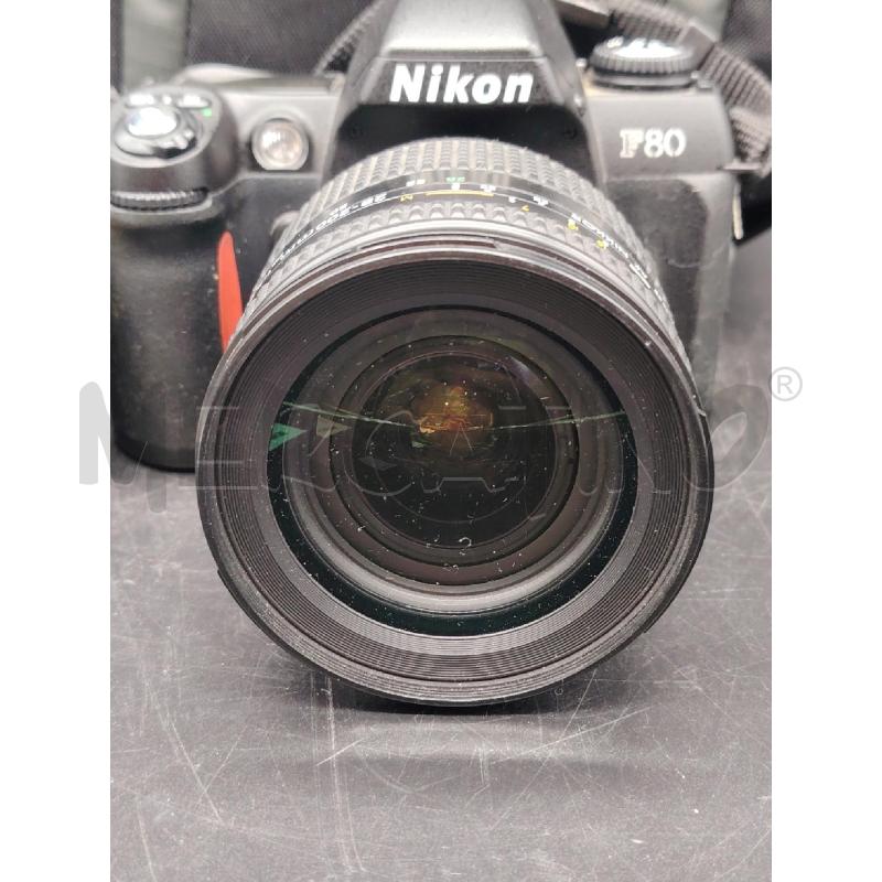 FOTOCAMERA NIKON F80 CON OBBIETTIVO | Mercatino dell'Usato Roma eur 2