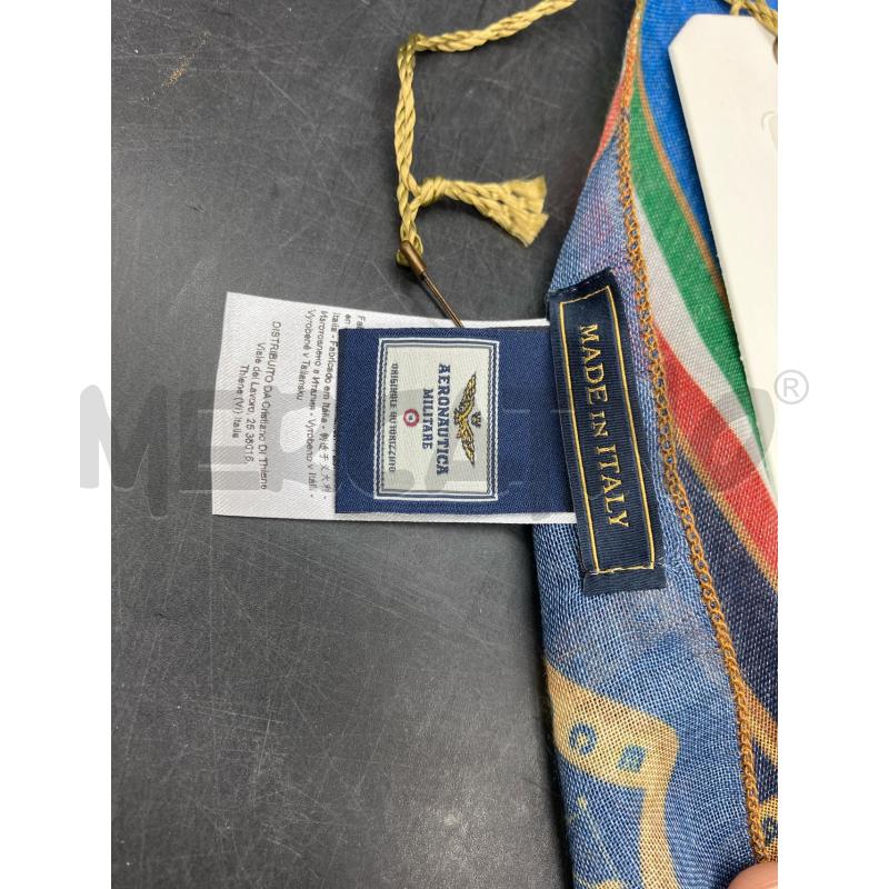 FOULARD AERONAUTICA MILITARE AZZ FRECCE TRICOLORE CARTEL | Mercatino dell'Usato Roma eur 2