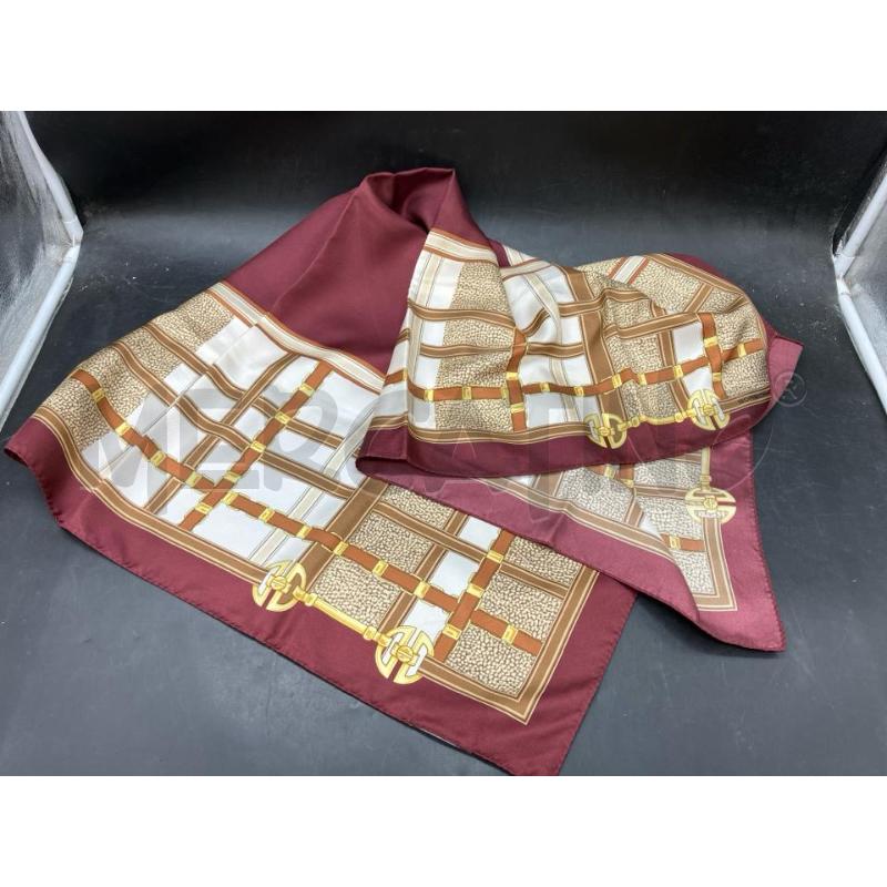 FOULARD BORBONESEPROF BORDEAUX  QUADRATI | Mercatino dell'Usato Roma eur 3